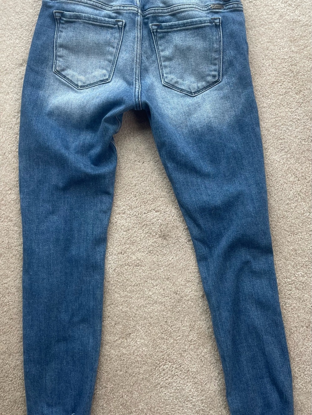 KANCAN*LoWRiSe*Distressed*AnKLe Skinny Jeans! 27 measured 28x28 - Picture 6 of 7